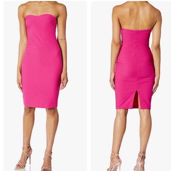 NWT Likely Laurens Strapless Cocktail Dress in Magenta - Picture 11 of 11